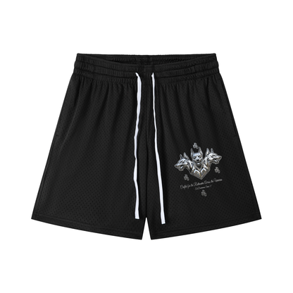 Doberus  Mesh Drawstring Shorts
