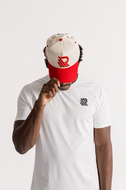 R-Logo Snapback Jupiter Red