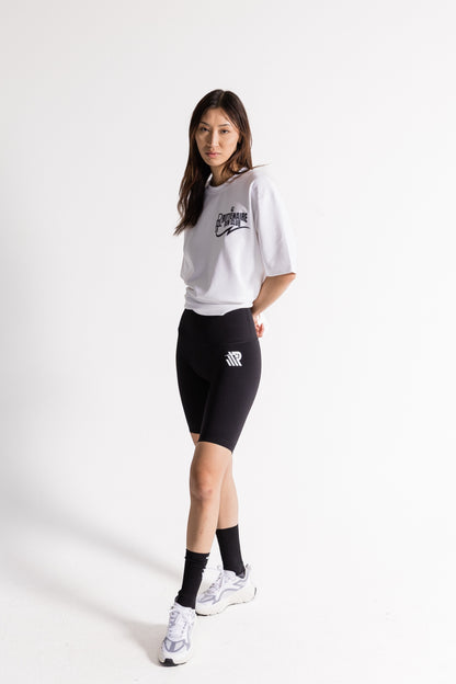 Thigh-Length Biker Shorts