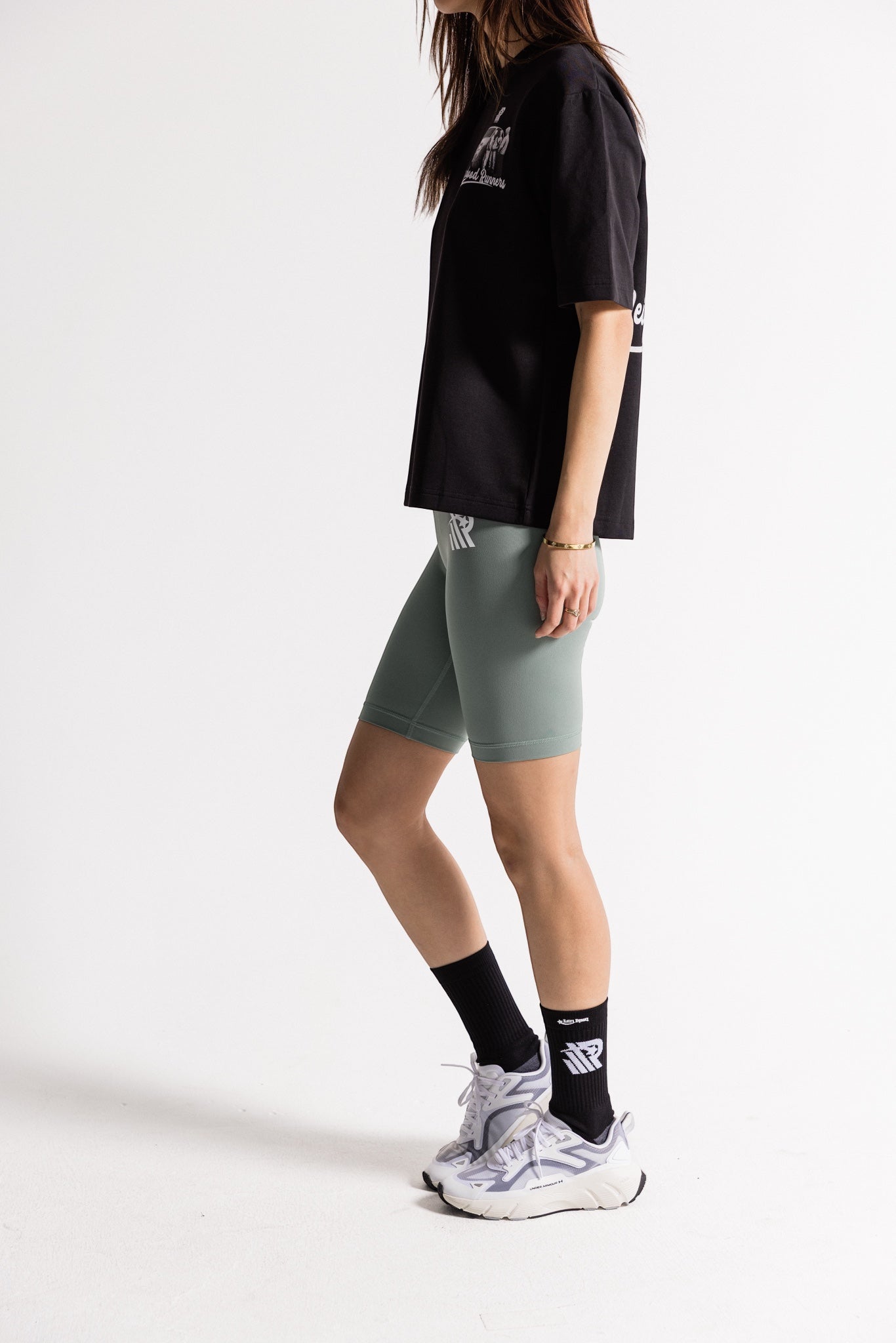 Thigh-Length Biker Shorts